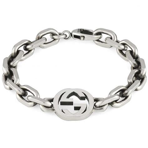 gucci interlock bracelet|gucci interlocking g silver bracelet.